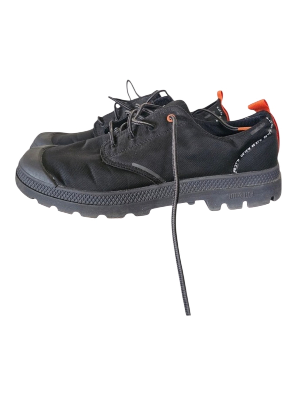 Palladium + Finisterre Pallafin‎ Black Hiking Weatherproof Low Sneakers sz 11